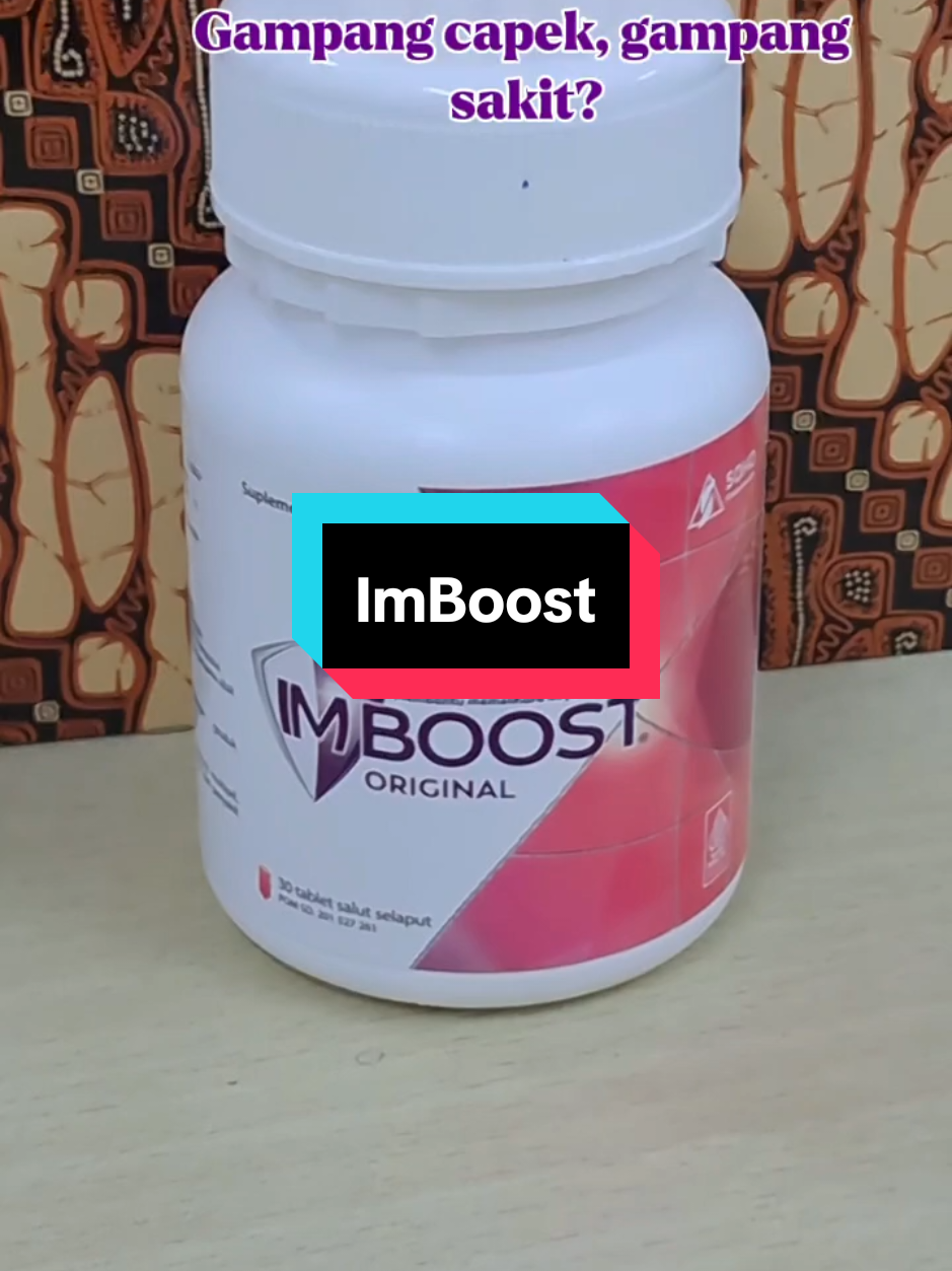 Imboost Tablet Botol @30 Tablet Untuk Memelihara Daya Tahan Tubuh