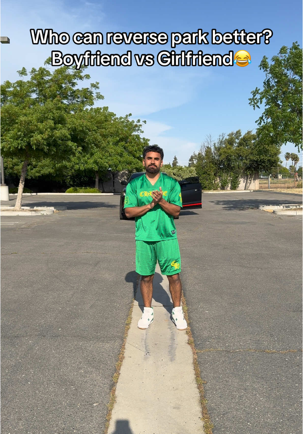 I think the winner is obvious…😭😂 #girlfriend #boyfriend #couple #car #driving #lamborghini #funny 