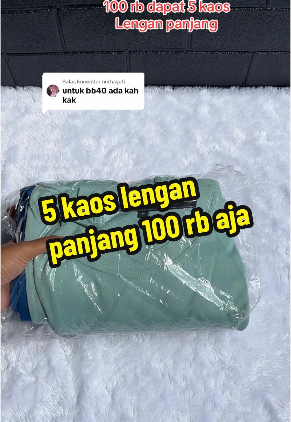 Membalas @nurhayati 5 kaos lengan panjang 100 rb aja #kaos #kaosmurah #outfit #kaoslenganpanjang #atasan #baju #cuantanpabatas 