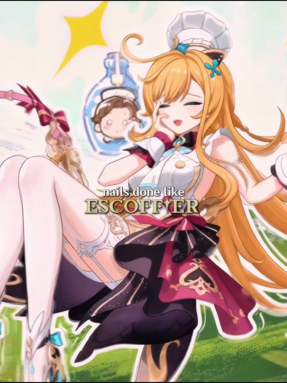 let her cook now !? 😋😅 #escoffier #GenshinImpact #genshinimpact34 #hoyocreators #genshinedit #escoffiergenshin  #fontaine #genshintrailer  | Escoffier genshin impact