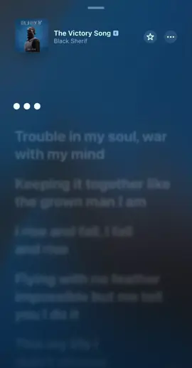 The Victory song lyrics by Black Sheriff #ironboy #song #lyrics_songs #applemusic #fyp 