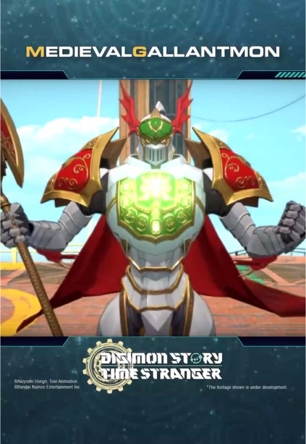 Nueva Digi presentación para el juego de Digimon History Time Stranger🔥 #MedievalGallantmon 🏰 #digimon #digimonworld #digimonadventure #animeart #anime