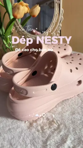 Dép NESTY xinh mang mềm mà còn săn được giá quá hời luôn 🤍❤️ #xuhuong #unboxing #depnesty #nesty 