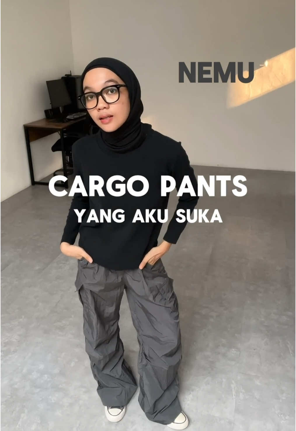 Nemu cargo pants yang aku cari, selain buat hangout celana ini bisa dipake buat olahraga kayak hiking loh, cobain deh #cargopants #celanacargo #hikingadventures #Hiking #OOTD 