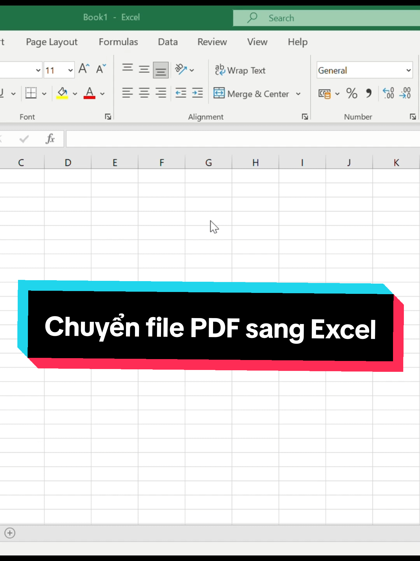 Chuyển file Pdf sang Excel #tinhocvanphongkhongkho #tinhocvanphong #meohaytinhoc #LearnOnTikTok 