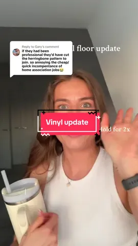 Replying to @Gary vinyl floor update in my new build, have picked a different floor and they will change all of downstairs… Miller Homes have said the flooring company don’t do zigzag cuts on this site so cannot do the join properly… Lesson learnt! Sorry I ramble a bit #newbuild #flooring #vinyl #newhouse 