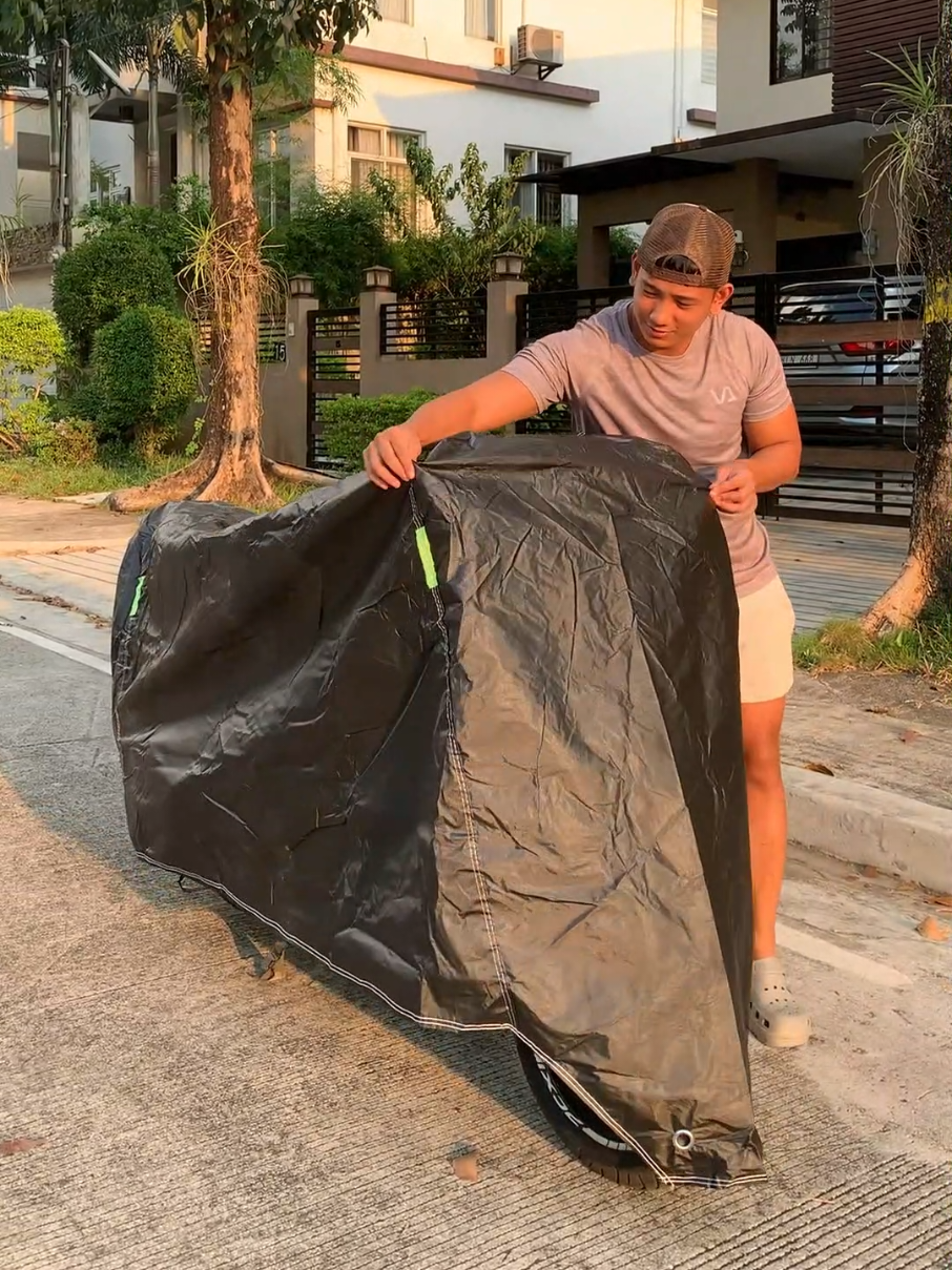 3 Layers Motor Cover 🤍🖤🩶 #motorcover  #motorcyclecover  #3layersmotorcover 