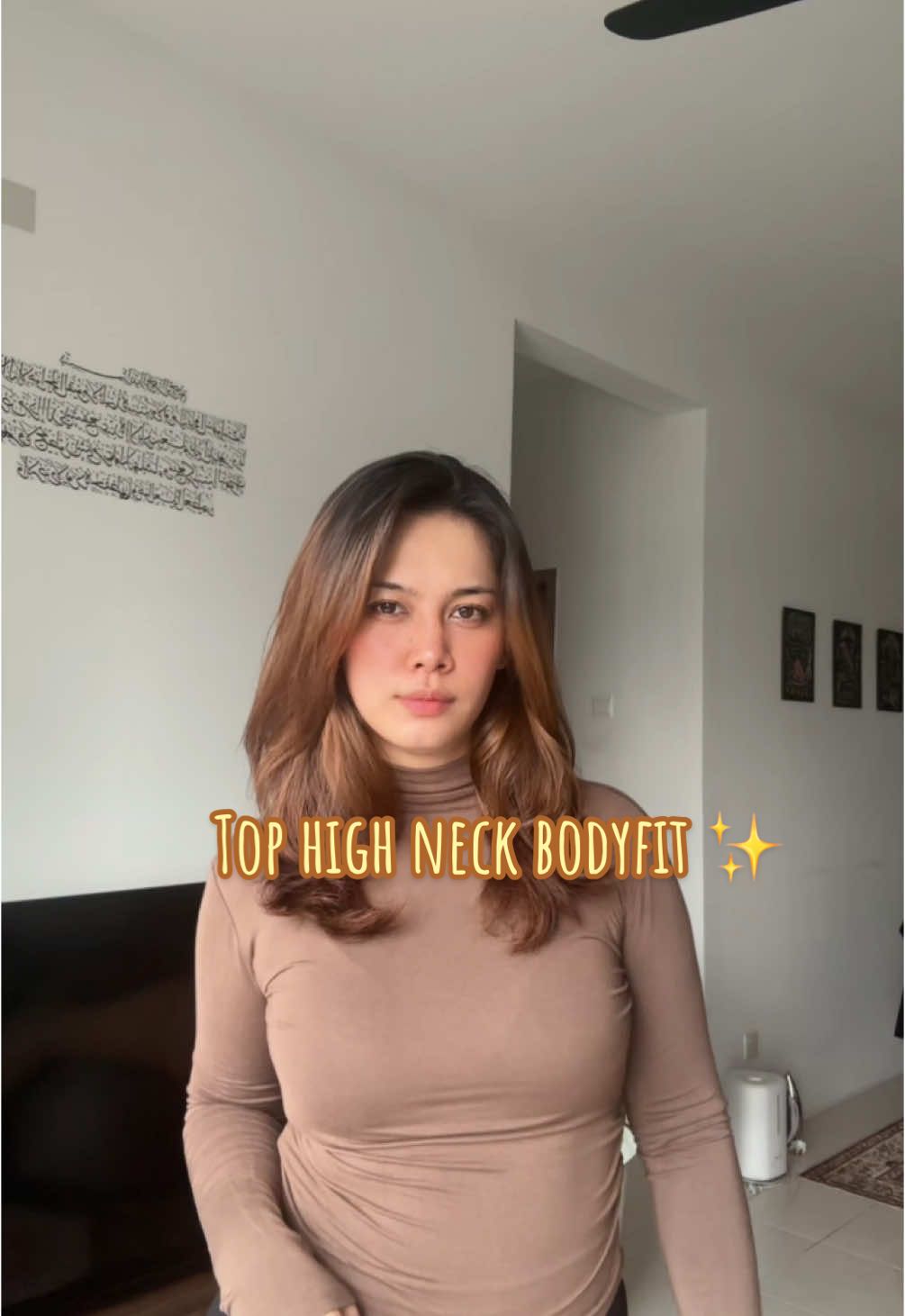 Top high neck bodyfit✨ #highneck #fyp #fyppppppppppppppppppppppp 