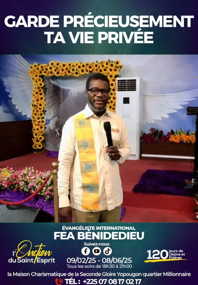 Republier et partagez ce message à au moins 20 personnes. #feabenidedieu #pourtoi #message #conseil #saintesprit #tiktokivoire225🇨🇮 #225🇨🇮 