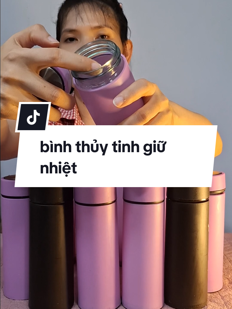bình thủy tinh giữ nhiệt #huongck #binhgiunhiet 