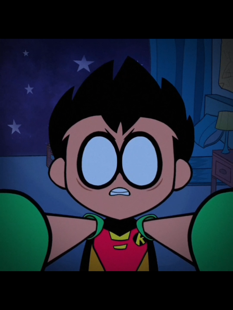 In a fit of hallucinations, he goes back to the mirror.  #TeenTitansGo #ttg #RobinTTG #BringMeToLife #Animation #art #Fananimation #fanart 