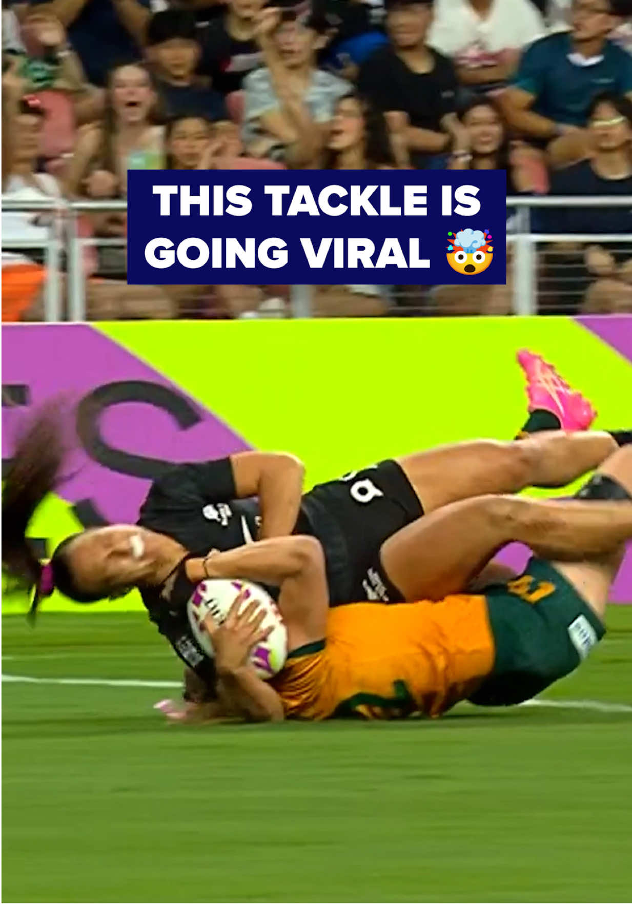 Is this the greatest tackle of all time?  #Rugby #Aussie7s 