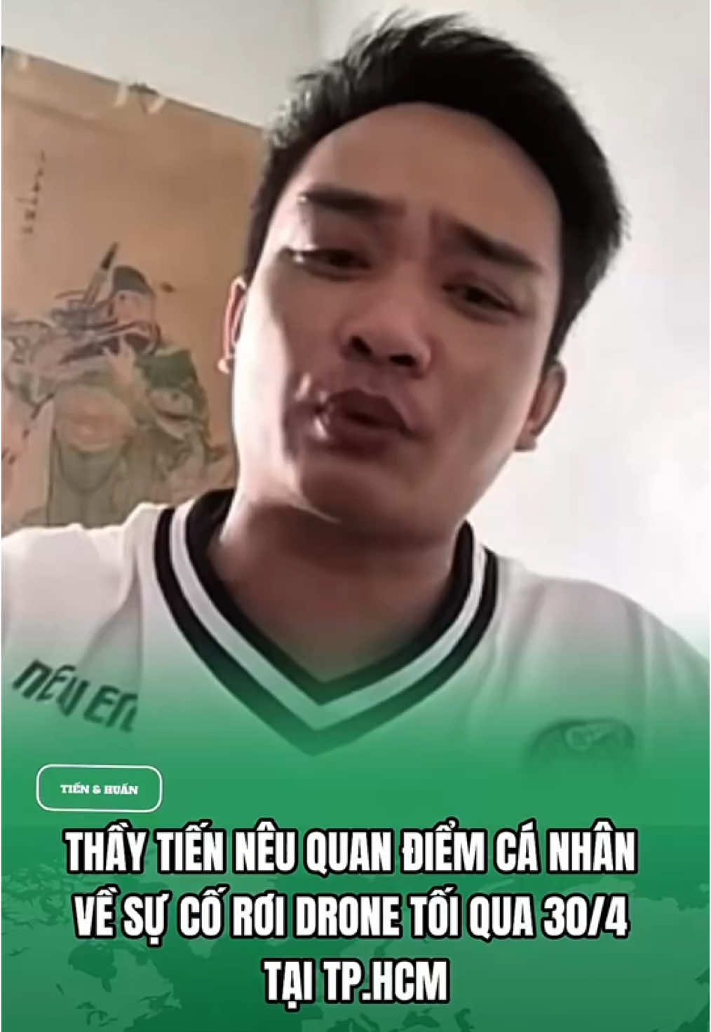THẦY TIẾN NÊU QUAN ĐIỂM CÁ NHÂN VỀ SỰ CỐ RƠI DRONE TỐI QUA 30/4 TẠI TP.HCM #lernenmittiktok #tienbry #tienhuanbry #tienbrydc16 #huanhoahong #dcgr #xuhuongtiktok2025 #thinhhanh 