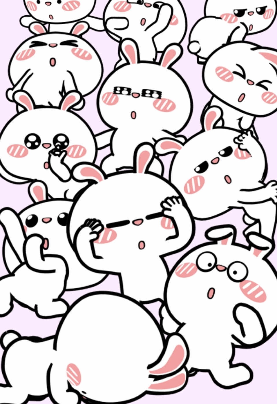 ต่ายเต้นโชว์คนแก่~#สติกเกอร์ไลน์ #ต่ายไฮเปอร์ #สายย่อ #fyp 