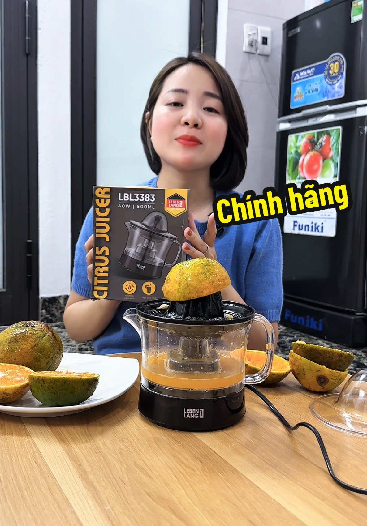 Cam thì rẻ, máy vắt cam cũng rẻ, mua về sử dụng yên tâm #haxinh #mayvatcam #mayvatcamthongminh #mayvatcambangdien #giadungtienich 