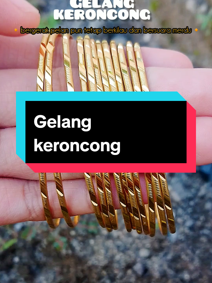 Gelang keroncong mewah dan isinya banyak #gelang #gelangkeroncong #gelangmewah #gelangcantik #perhiasanwanita 