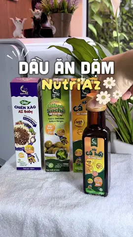Đây là sét dầu ăn dặm mình mua đi mua lại cho con nè 👍🏻✨  Dầu ăn dặm nhà NUTRIAZ 🌟 đc rất nhìu mẹ tin dùng. Các bà tham khảo nhennn  #dauandam #nutriaz #dauandamnutriaz #xuhuong #mejunreview #mebimsua #landaulamme 