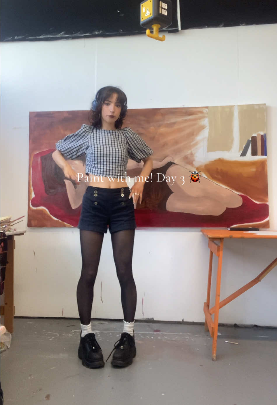 Messed it up I’ve got sm to fix today 😓#fyp #fypシ #contemporaryart #artschool #fineart #painting #foryou #foryoupage #xyzabc #oilpainting 