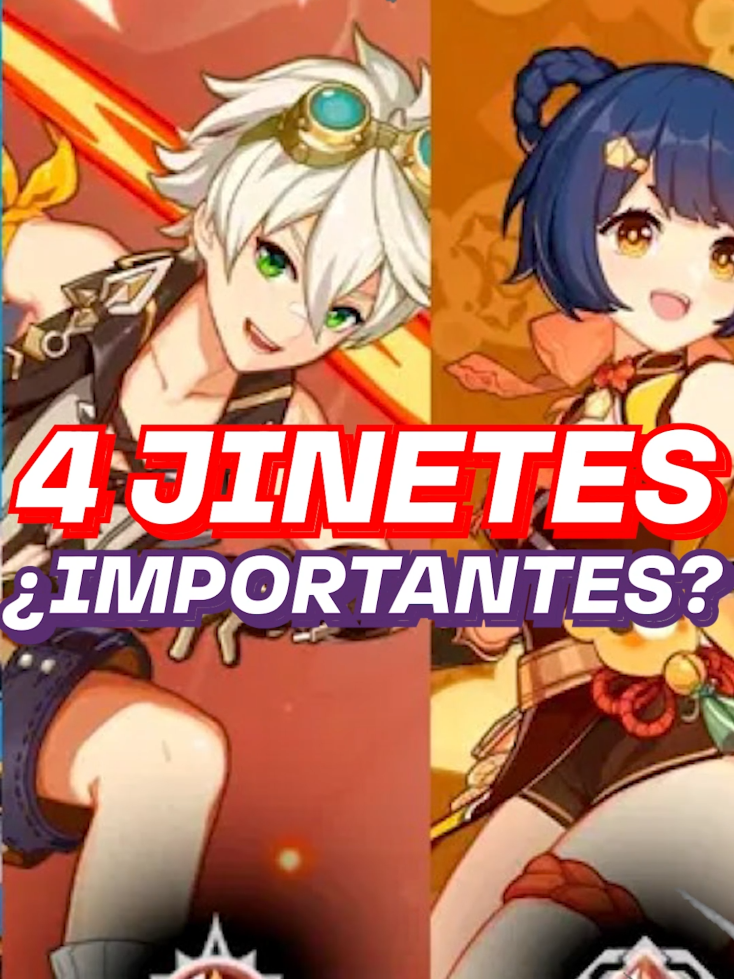 Los 4 Jinetes y el TOP 6 de personajes 4 estrellas, esta mas que claro 🧐 #gaming #genshin #bennett #xiangling #xingqiu #top #f2p #gamesandchill #genshintok