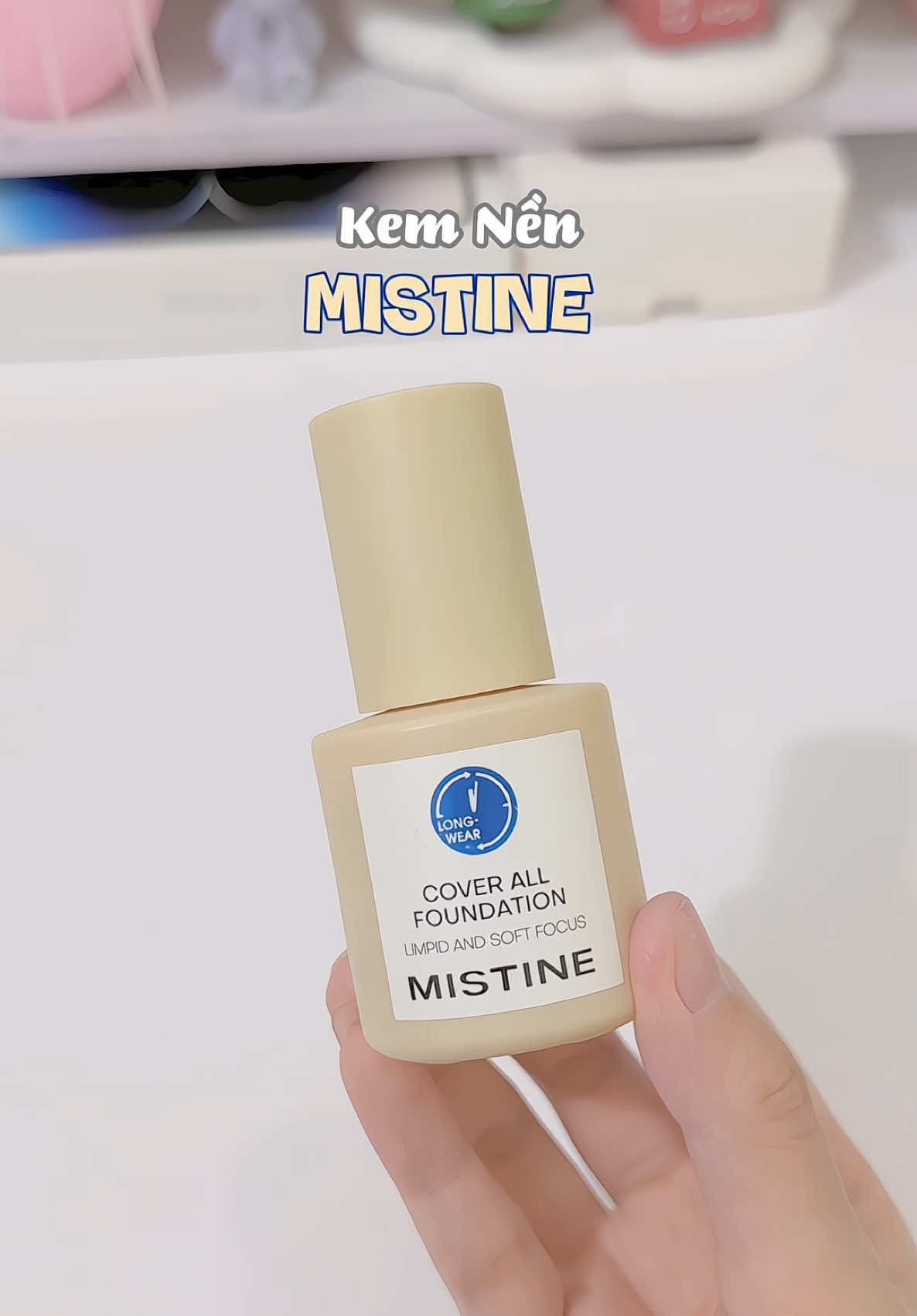 Kem nền MISTINE siu mỏng nhẹ lâu trôi cho mấy bà da dầu nè 🧏🏻‍♀️💦 #mistine #kemnen #kemnenmistine #makeup #review #unboxing #viral 