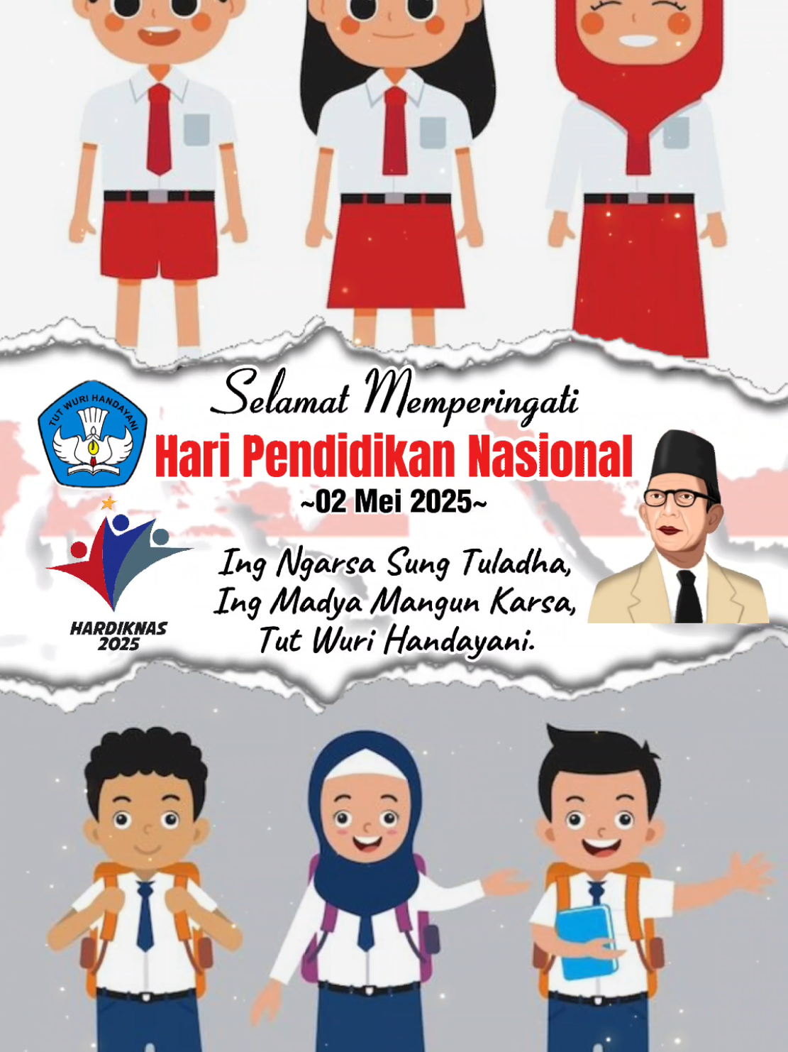 Selamat Hari Pendidikan Nasional 2025 . . . .  #haripendidikannasional #pendidikannasional #hardiknas2025 #hardiknas  #templatecapcut  #template  #fypシ #02mei2025     #fypdong  #motivasi  #storywa  #dedikawan #CapCut 