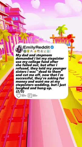 My dad and stepmom demanded I let my stepsister use my college fund after she failed out, but after I refused, they told my younger sisters I was 