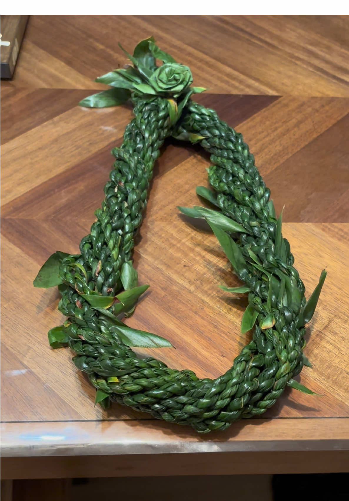 Come make this 10 strand Ti leaf Lei #hawaii #tileaflei #fyp #fypシ #hawaiitiktok #lei 