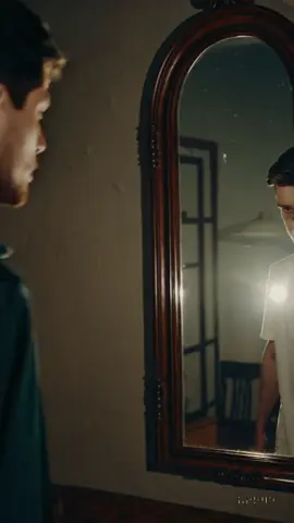 I have visualized the symptoms of schizophrenia. Theme: Unable to Recognize Your Own Face When looking in the mirror, the face you see appears to belong to a stranger. ➡ Visual Point: Creating an eerie effect where only the reflection changes, amplifying the sense of identity confusion. #UnfamiliarReflection #LostIdentity #SchizophreniaVisuals