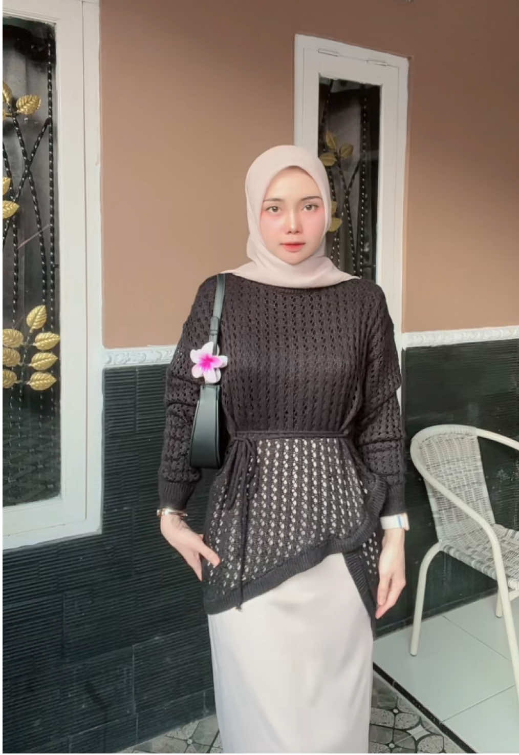 Gemeshhh bgt ala ala ciwi melayu 🫶🏻 #rajut #blousejaring #outfitkondangan 