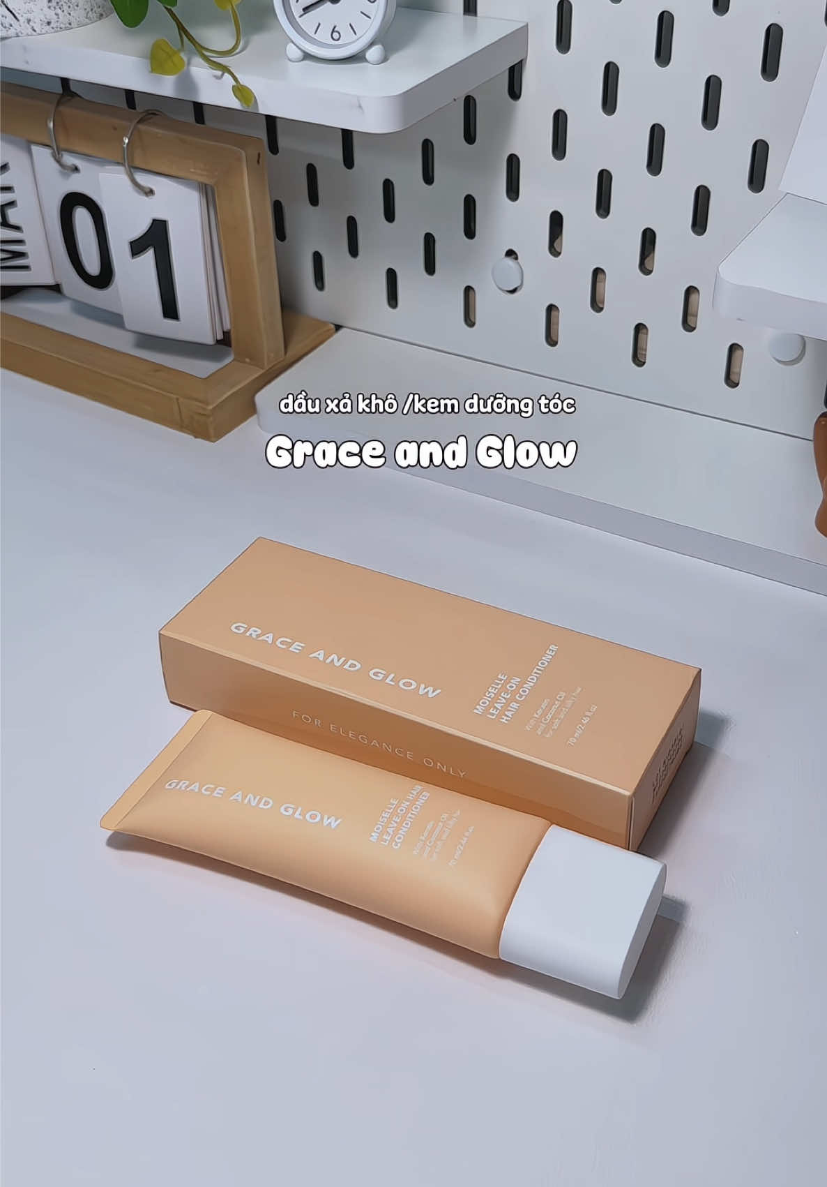 Bí quyết giúp tóc vừa mượt lại vừa thơm #graceandglow #dauxakho #dauxakhograceandglow #tocmuot #xuhuong #unboxing #xuhuongtiktok 