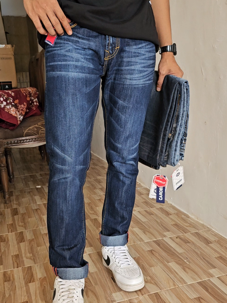 Celana Jeans Panjang Pria Model Reguler Fit Bahan Denim Kualitas Premium #celanajeanspanjang #celanajeanspria #celanajeans 