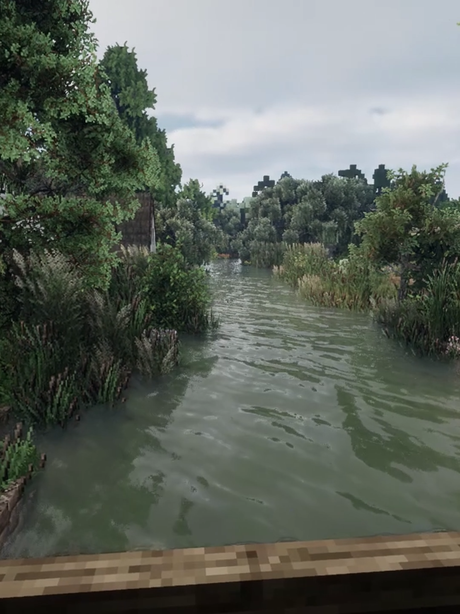 Minecraft if Notch never sold it... #darkfantasy #shader #minecraft