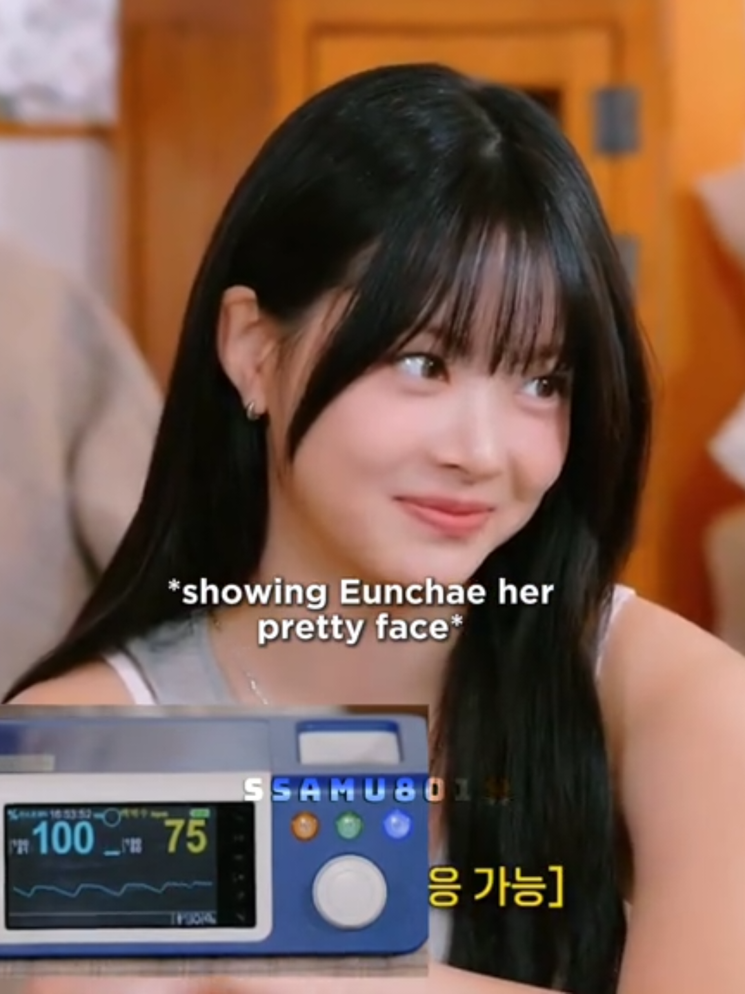 Chaewon's so cute #le_sserafim #chaewon #yunjin #eunchae 