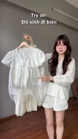 Try on quần áo đi biển cũng tui #lynguyenly_ 