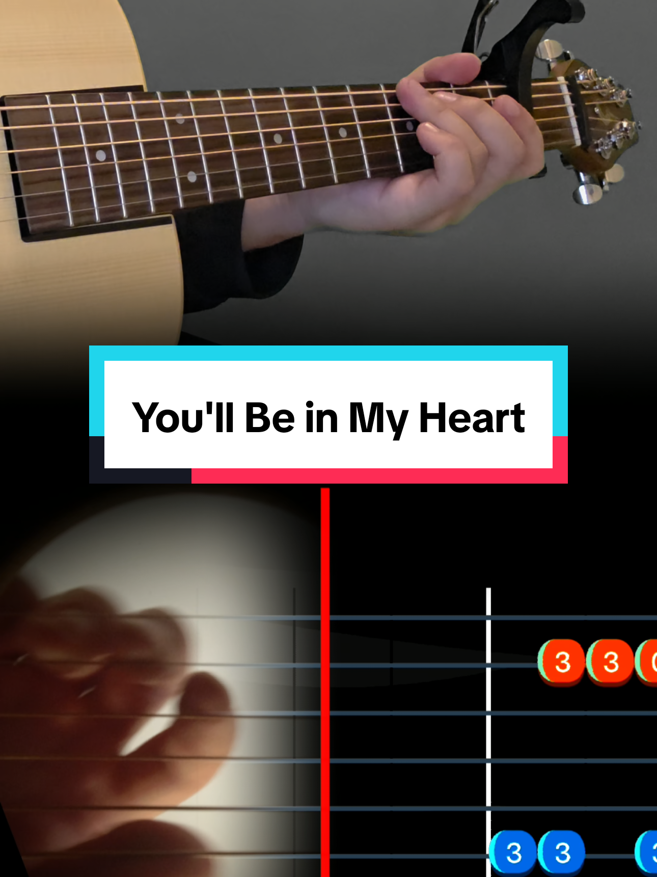 You'll Be in My Heart #nikizefanya  #guitartabs 