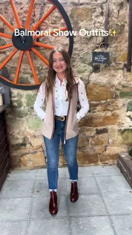 4 days at Balmoral Show calls for 4 outfit choices from  @Sophie Bell 🤩☀️😍 @Balmoral Show  There is still lots of time to get your outfit for Balmoral show outfit in store at RoaleX or online now roalex.co.uk✨🛍️📮 Outfit one; • New Schoffel Lyndon Gilet in Mushroom, Schoffel Norfolk Bee Shirt, Schoffel Poppy jeans, RM Williams Lady yearling Mid Brown Boots & RM Williams Cate Belt 🤎 • Gunner & Hound Grey Gilet, Schoffel Walberswick Shirt, Poppy jeans, RM Williams Lady Yearling Caramel Boots & New RM Williams Allora Belt 💛 •New Gunner & Hound Pale Pink T-Shirt, Schoffel Sandown Sweatshirt, Poppy jeans, Ariat Selene Shoes 💖 • New RM Williams Trickett Jade Sweatshirt, Schoffel Edith Waterproof coat, Poppy jeans & Ariat Selene shoes💙  Don’t forget to call in see us at stand G13 at Balormal Show✨ #outfitinspo #countrygirl #rmwilliams #schoffel #countrystyle #balmoralshow #showready #countryfashion #countrylifestyle #womensstyle #springsummer #girlfarmer #girlsinagriculture #roalex #northernireland #tyrone 