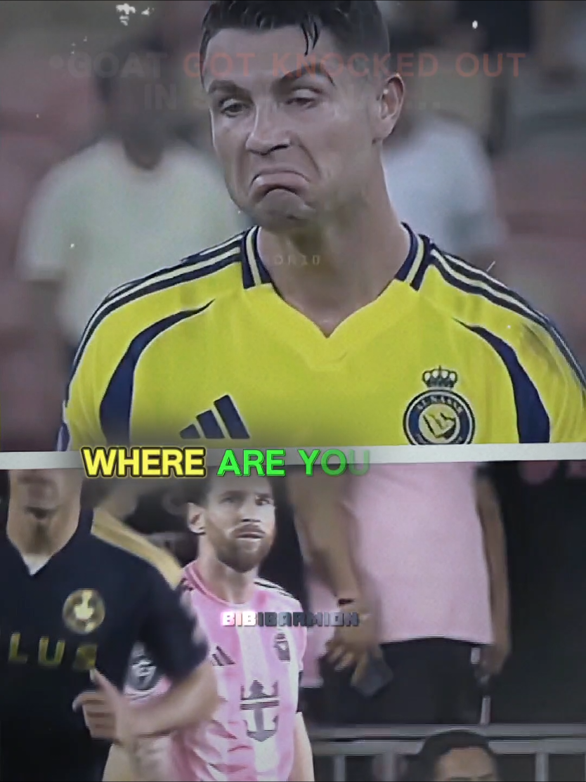 Goats are finished?💔 #ronaldo #messi #goats #fyp #alnassr #miami 