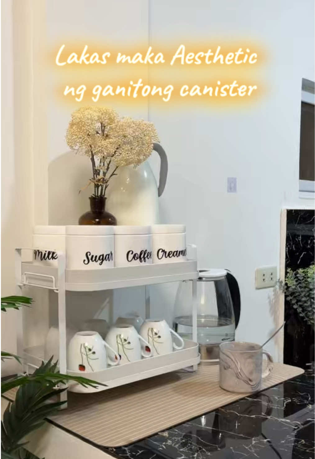 Lakas maka Aesthetic ng ganitong Coffee Canister Set #canister #canisterset #coffeecanister #jar #airtightcontainer #container 
