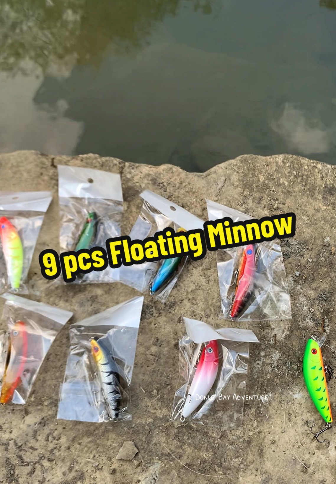 9 pcs Floating Minnow 7.2cm 7.5g! Magandang gamitin sa mababaw at mabato na Fishing Spot. #fishingtips #lure #fishingbait #fishinglure #fishing 