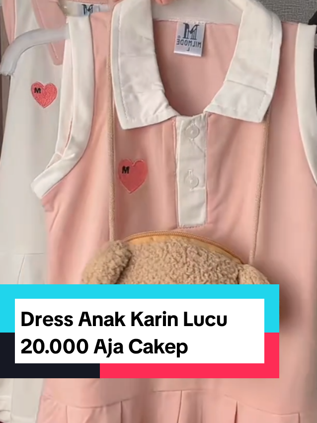 Milmode Dress Anak Karin Lucu Cantik. #bajuanak #dressanaklucu #dressanakmurah #dressanakperempuan #fyp 