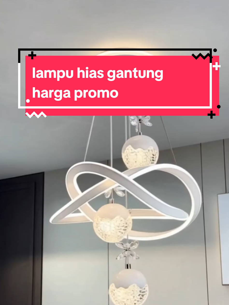 lampu hias gantung untuk ruang tamu atau untuk diruang makan,bikin rumah minimalis dan estetic #promoguncang55 #lampugantung #lampuhias #lampugantungminimalis #lampuruangtamu 