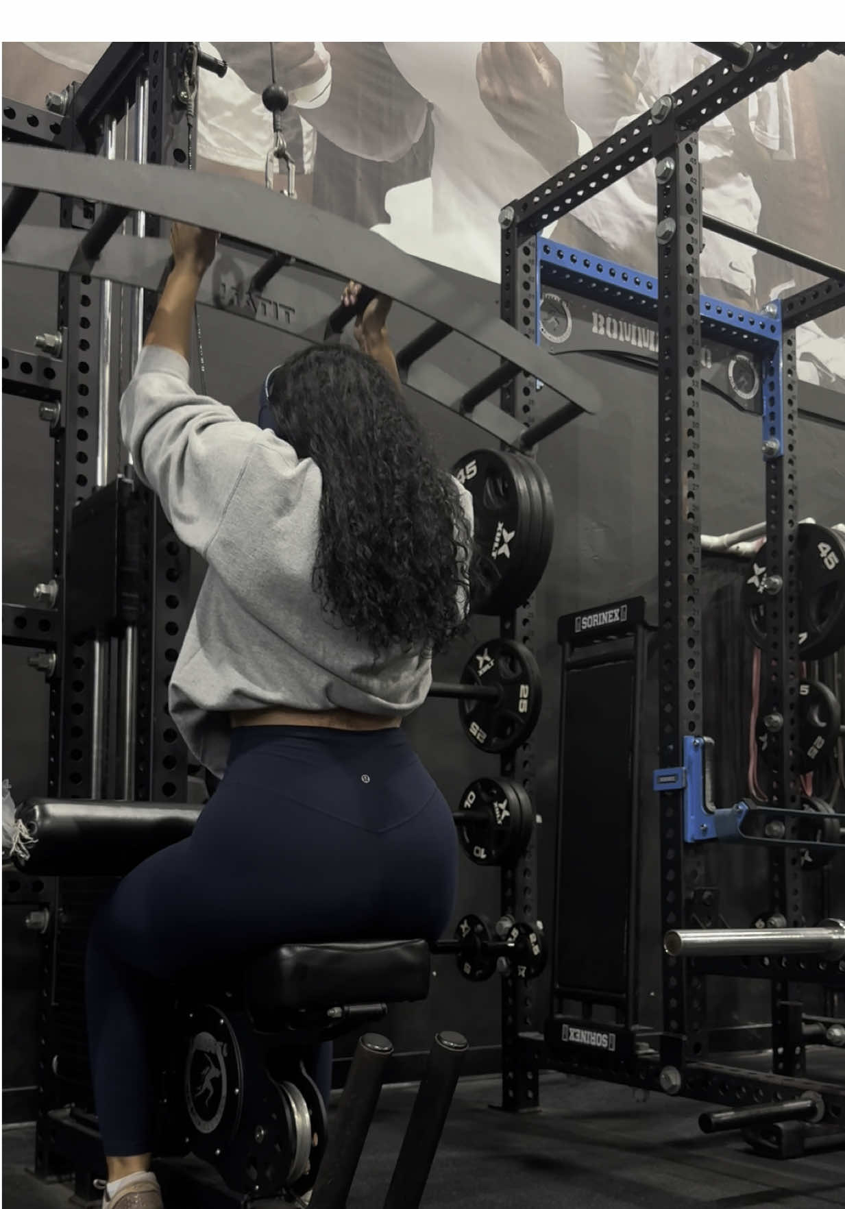 Just some of my upper body day!! Trying so hard to do pull ups but I’m a little weak rn #fyp 