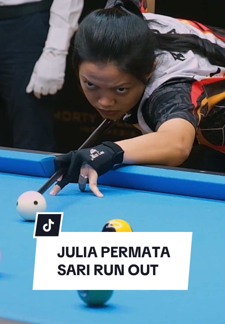 NTAPS, break gagal dari #EnjelikaFitri dieksekusi dengan run out sama #JuliaPermataSari  #mArena #LaganyaParaJuara #Biliar #BiliarIndonesia #billiard #atletbiliardindonesia #pebiliar #bibitmasadepan 