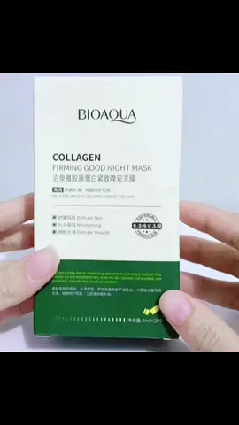 Bà nào muốn ngủ dậy có làn da đẹp thì sử dụng e này nha#review #matnangucollagenbioaqua #xuhuong #ilovetiktok 