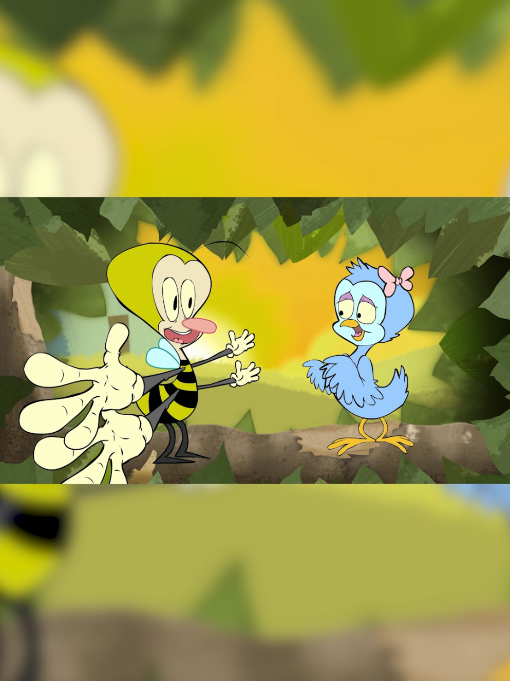 Bees and birds . #animation #tvseries #humor #fox #foxy #bees #birds