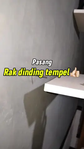 Pasang rak dinding tempel #rakdindingambalan #rakdindingtempel #rakambalanminimalis 