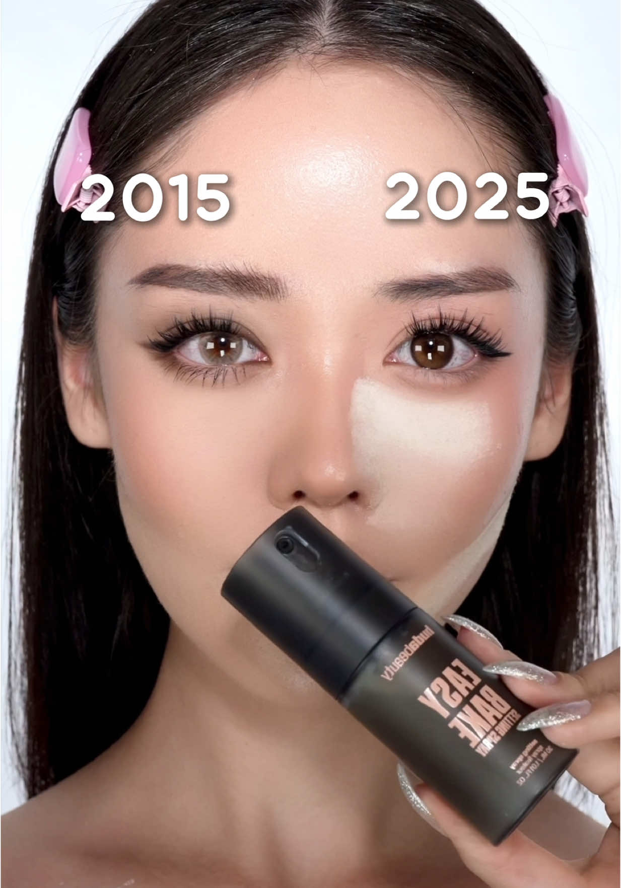 2015 vs 2025 ?? ✨ #makeuptutorial #makeuphacks #makeupstyle