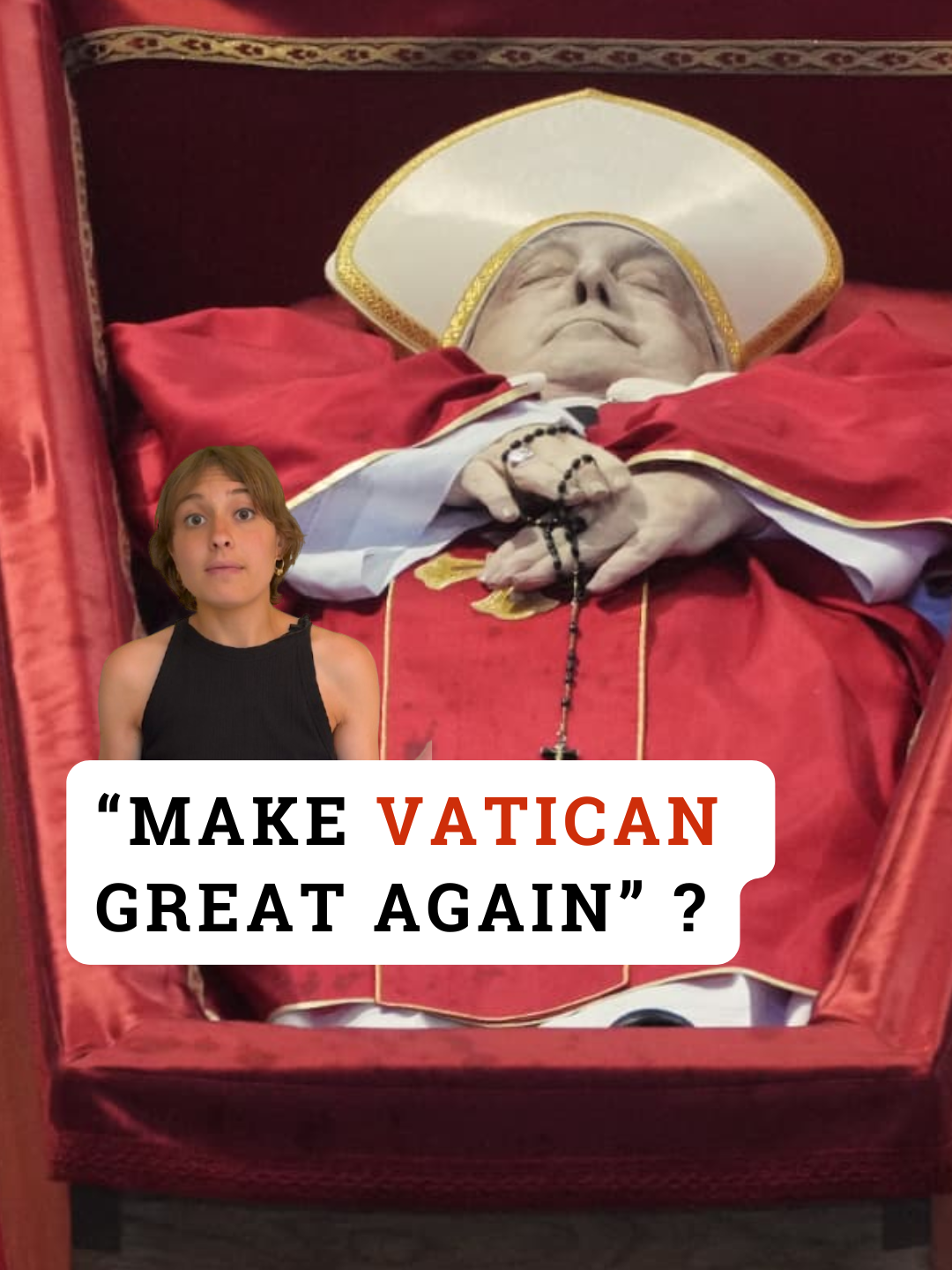 « Il doit faire chaud là où il se trouve maintenant ». Pour une partie de la complosphère, le Pape François brûle en enfer. Selon eux, Jorge Mario Bergoglio aurait été l'agent d'élites mondialistes qui avaient la main sur l'Eglise... #pape #conclave #complotisme
