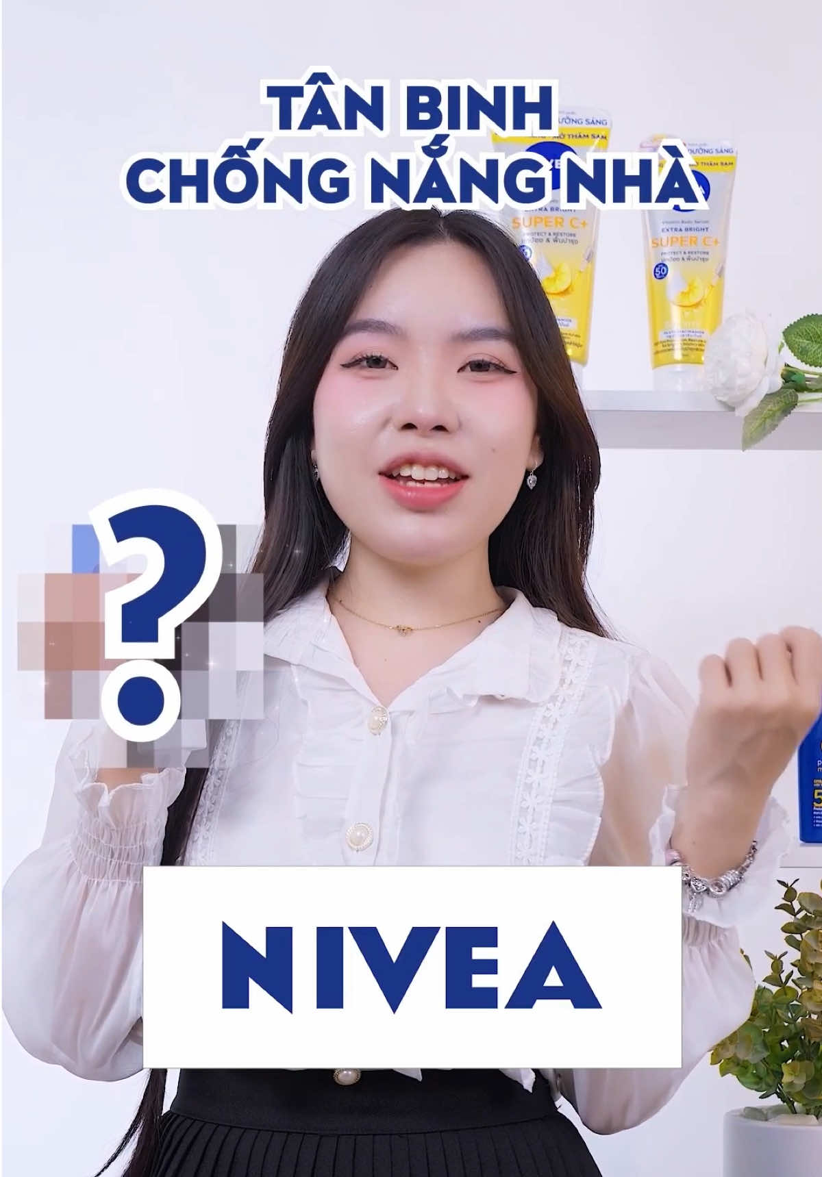 Tân binh khủng long sắp đổ bộ nhà NIVEA, nhớ theo dõi MEGALIVE 5.5 để đón chờ những ưu đãi khủng nha #nivea #niveasun #niveasunkorea #niveasunprotectandlightfeel #kemchongnang #chongnangnangtong #chongnangduongda #sunscreen #viral #fyp 
