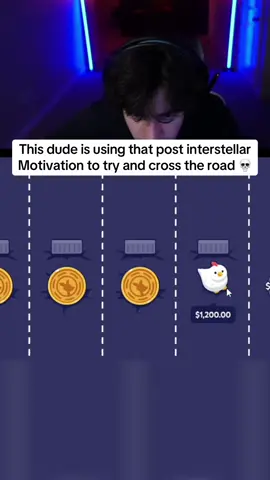 Bro is calling out to Murphy for a miracle 😭😆 #kickstreaming #crossyroad #interstellar #stevewilldoit 
